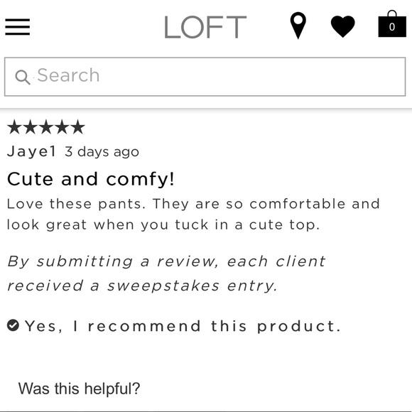 NWT LOFT Tie Waist Slim Pants, Navy - Picture 7 of 16